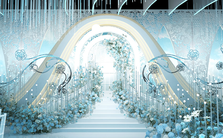 铁岭釡香烙馍村水晶厅效果展示